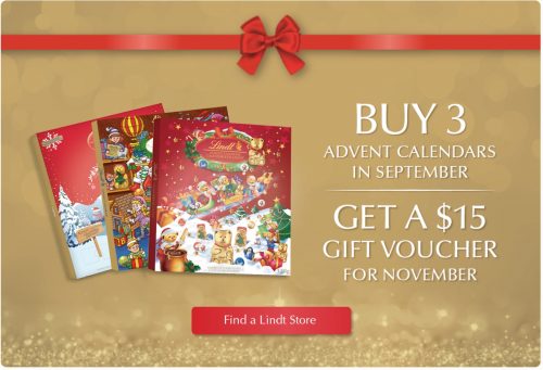 Lindt Chocolate Canada Early Christmas Shopping Sale: Buy 3 advent