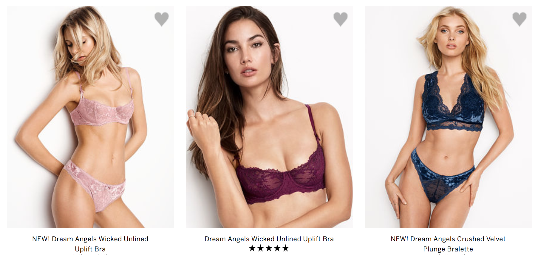 Victoria's Secret Dream Angels Wicked Unlined Uplift Bra 