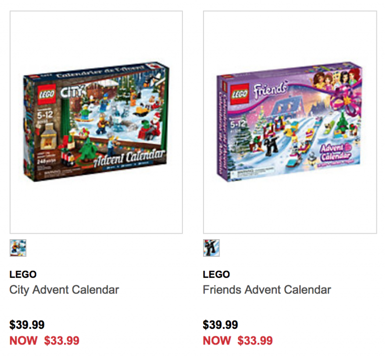 Hudson's Bay Canada Clearance Save 6 Off LEGO Advent Calendars