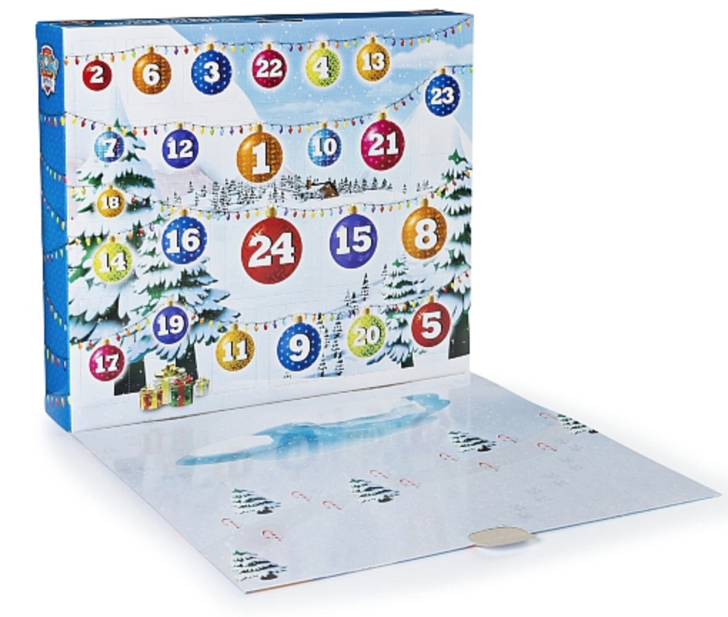 paw patrol advent calendar 2017