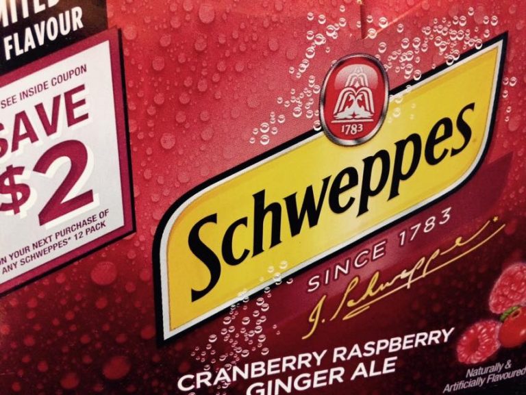 Schweppes Canada Coupons: Save $2 On Your Next Case of Schweppes On ...
