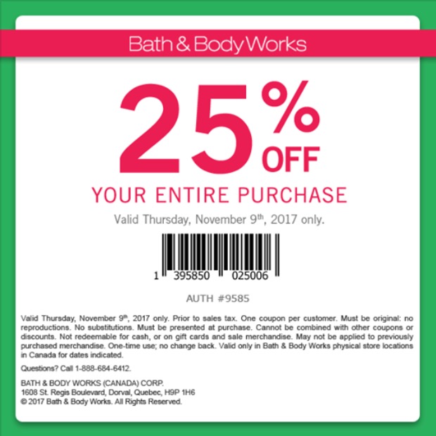 bath and body canada coupons