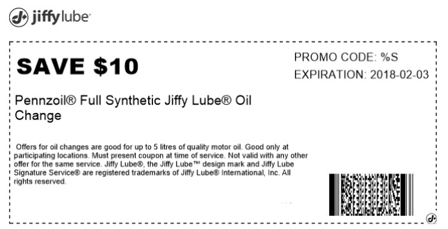 jiffy lube new mexico coupons additional services