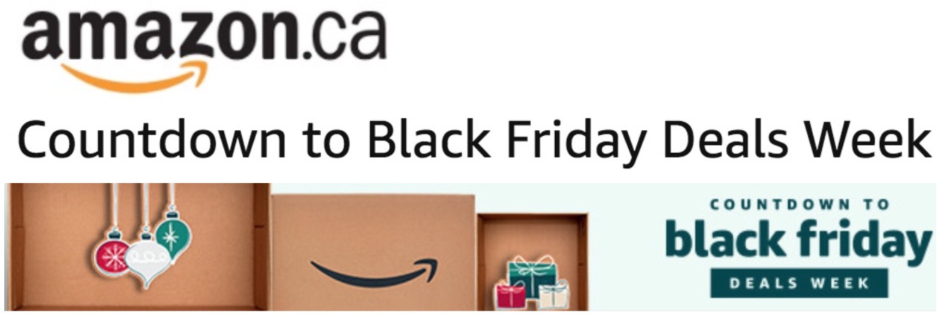 Amazon Canada Countdown To Black Friday Deals Week | Canadian Freebies, Coupons, Deals, Bargains ...