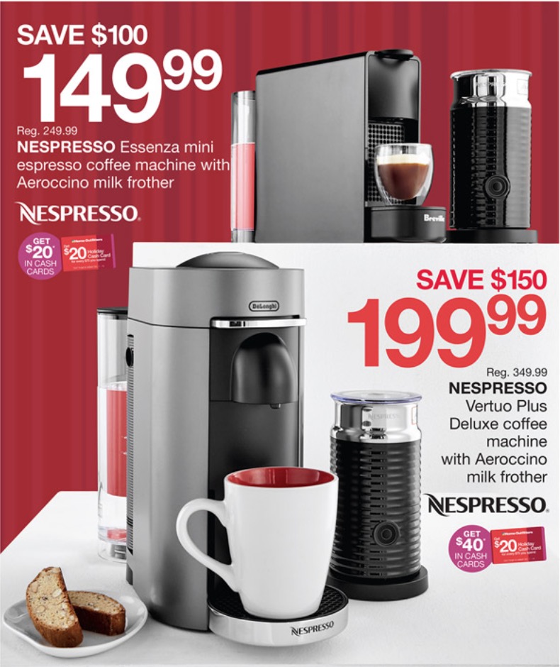 Nespresso black friday on sale 2017