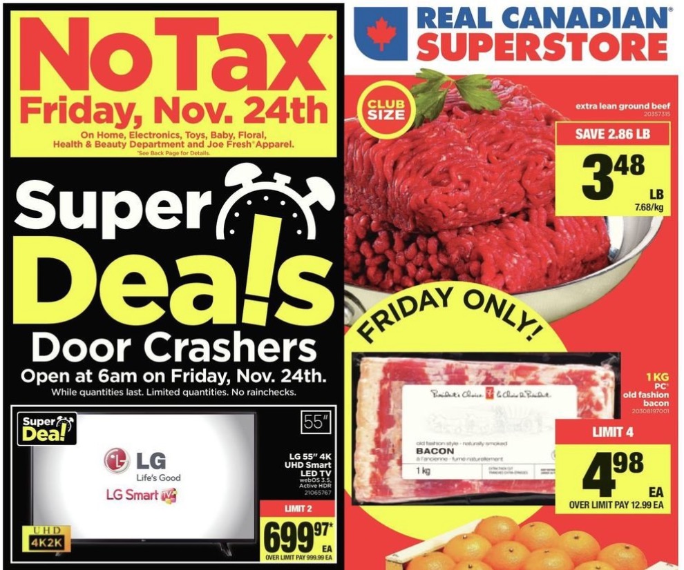 Real Canadian Superstore Black Friday 2017 Flyer *FULL FLYER*: No