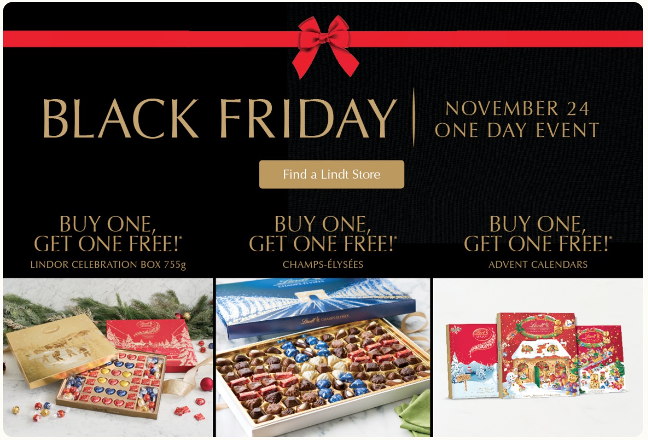 Lindt Chocolate › Stores › Black Friday Canada