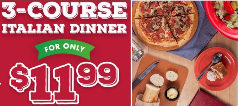 East Side Mario's Canada Black Friday 2017 Deals: Buy 1 Large pizza