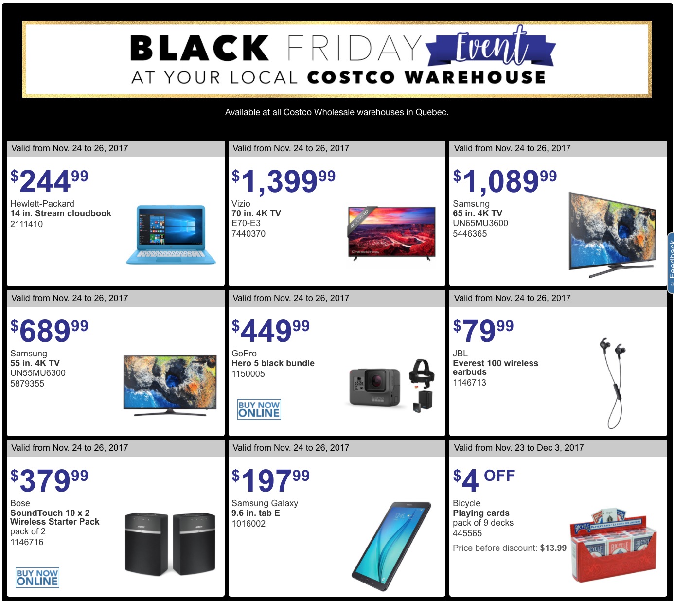 Costco › Black Friday Canada