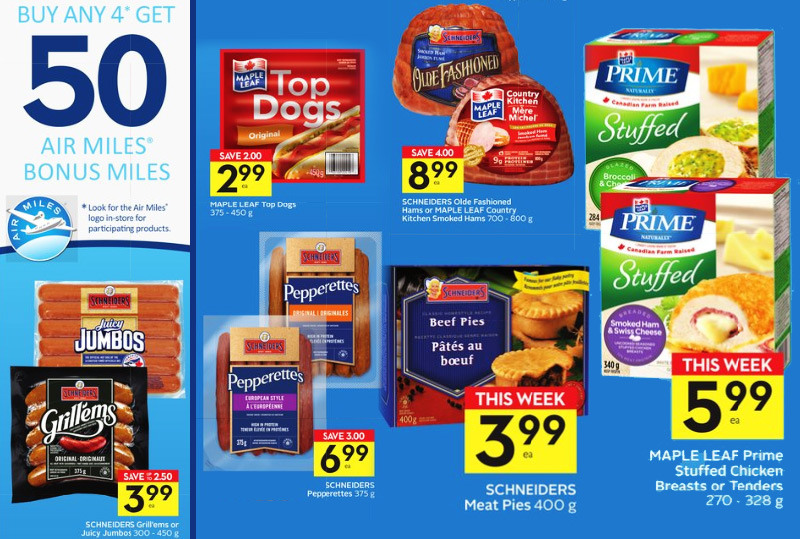 Sobeys Ontario Schneiders Deal