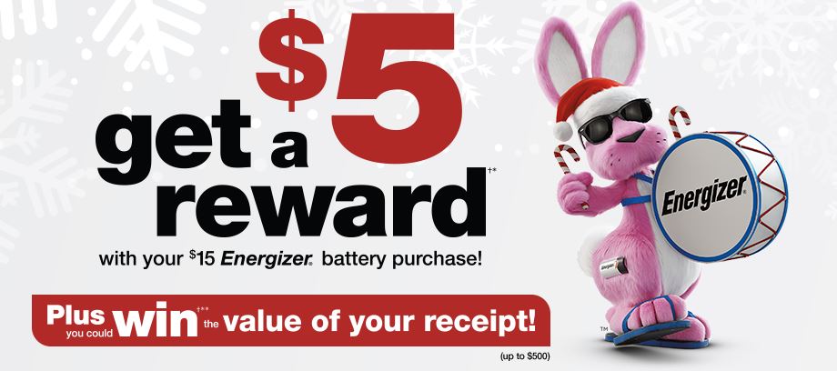 Energizer Battery 5 Rebate