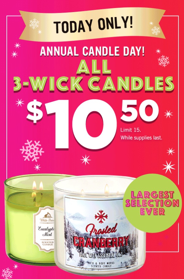 candle day sale bath and body works