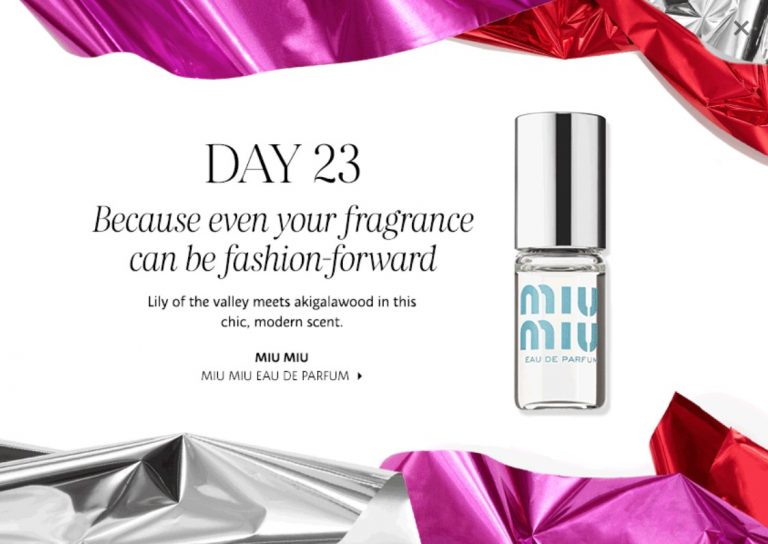 Sephora Canada 25 Days of Delights Deals Today FREE MIU