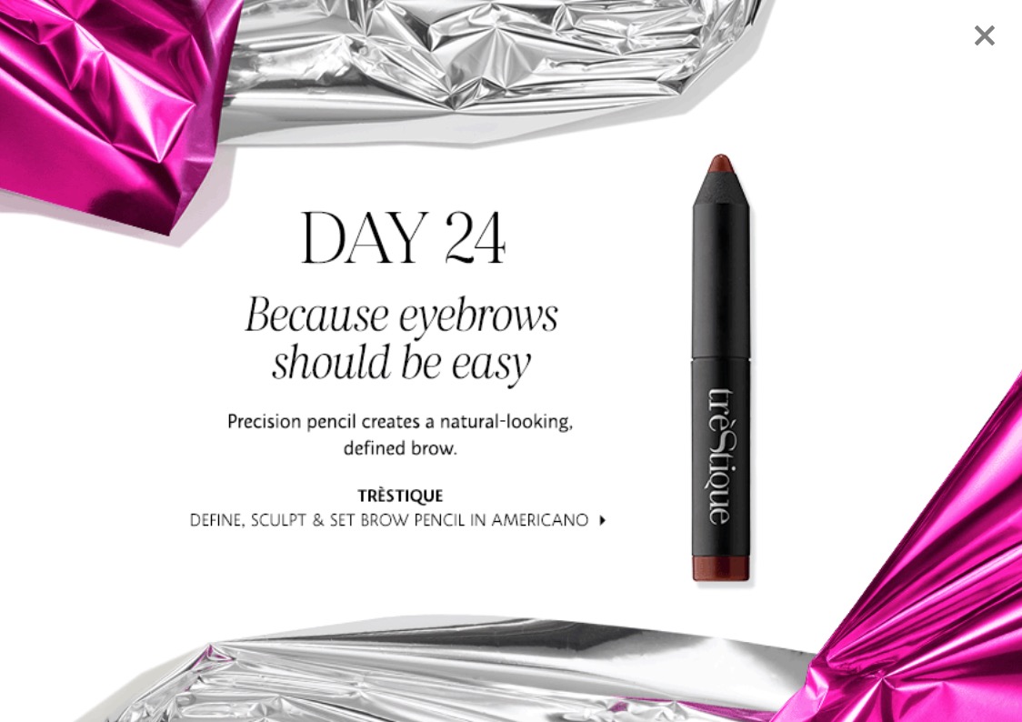 Sephora Canada 25 Days of Delights Deals Today FREE TRÈSTIQUE Define