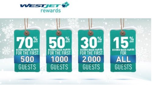 Westjet boxing day coupon code