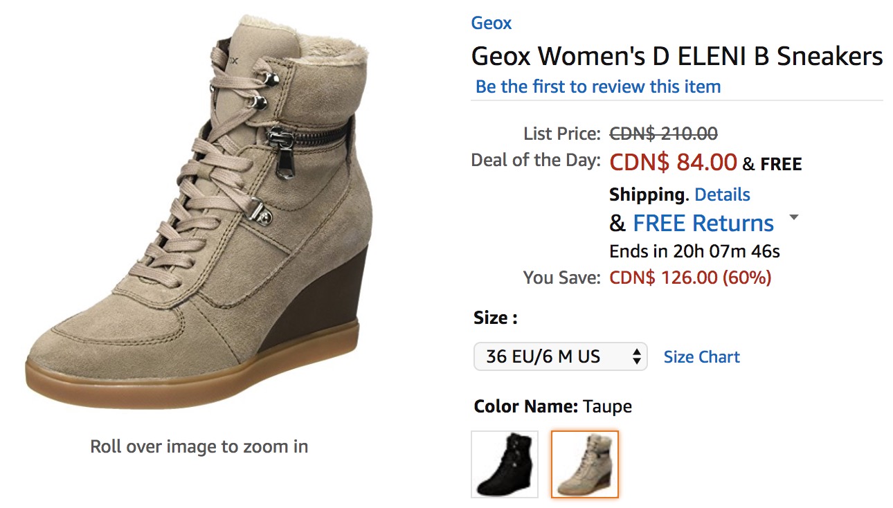Amazon Canada Boxing Day Sale: Save 60% off Select Geox Shoes & Jackets ...