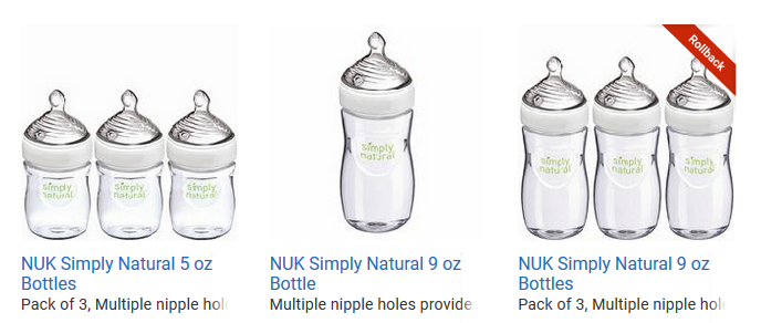 nuk bottles canada