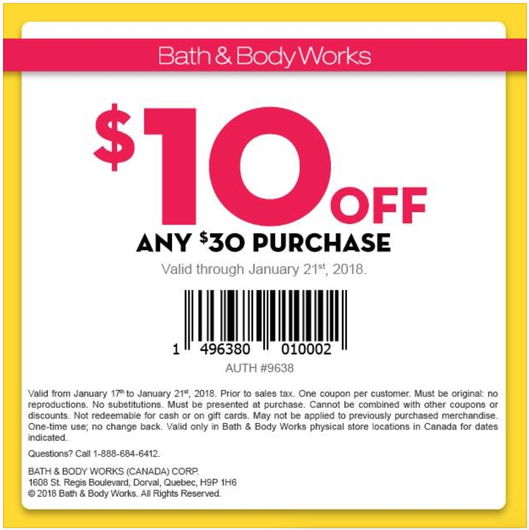 bath and body coupons