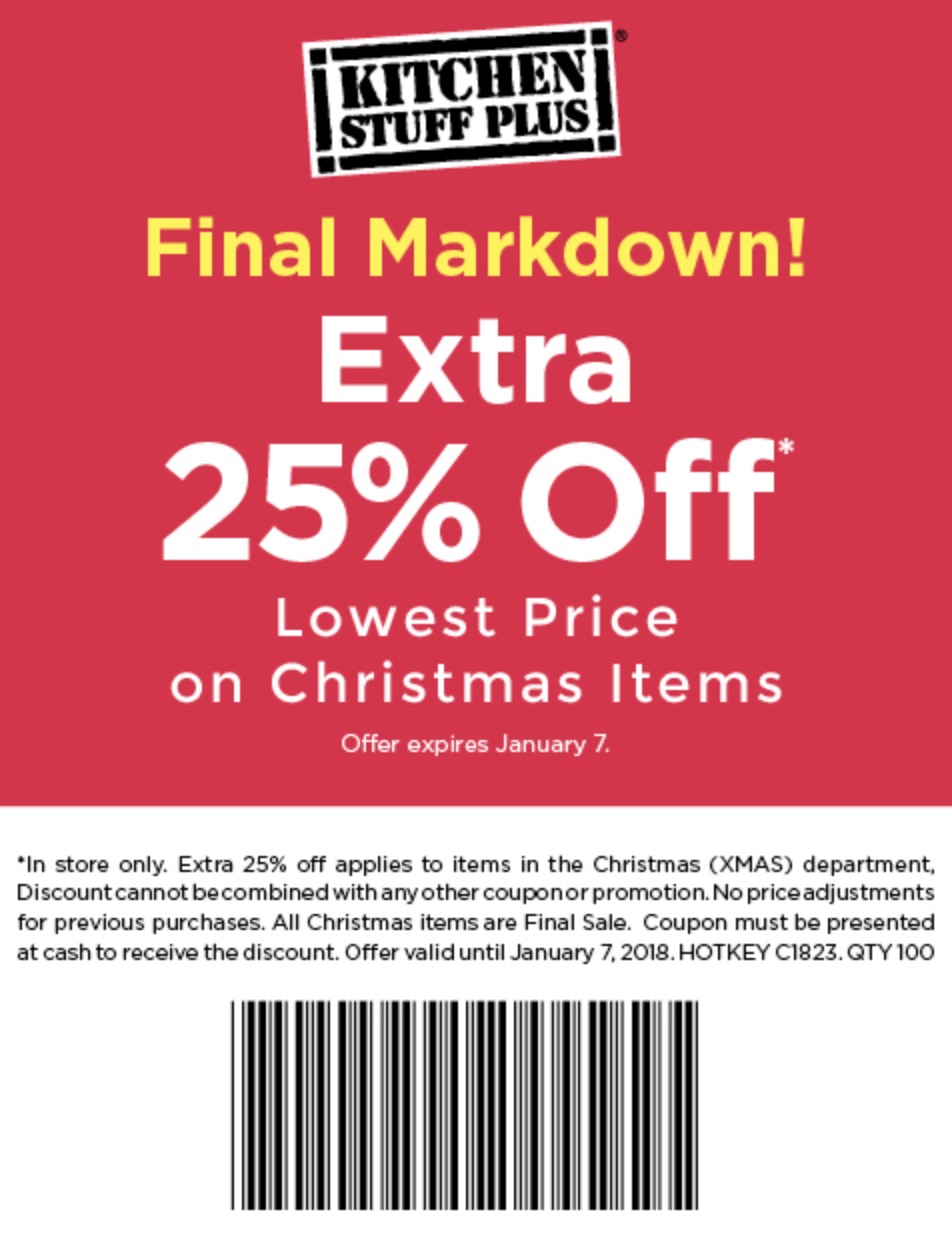 Kitchen Stuff Plus Canada Coupon: Save an Extra 25% Off ...