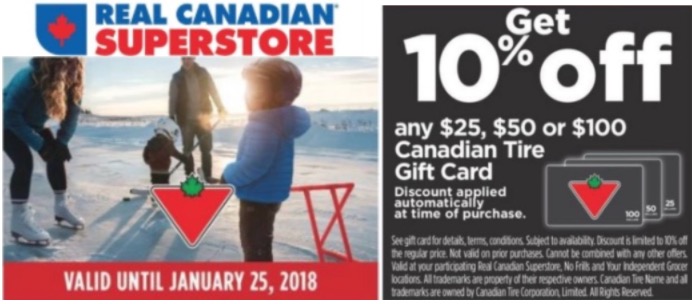 Canadian Tire & Real Canadian Superstore Western Deals
