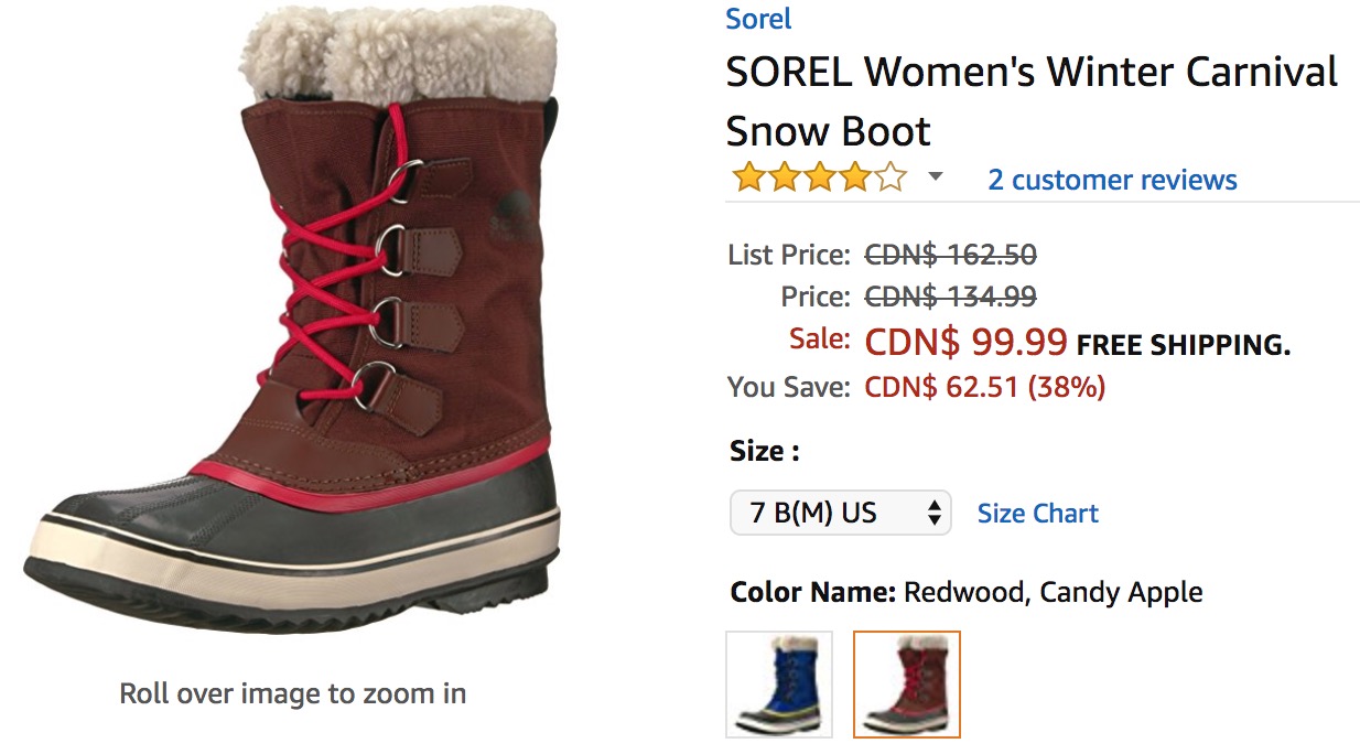 sorel carnival boots canada