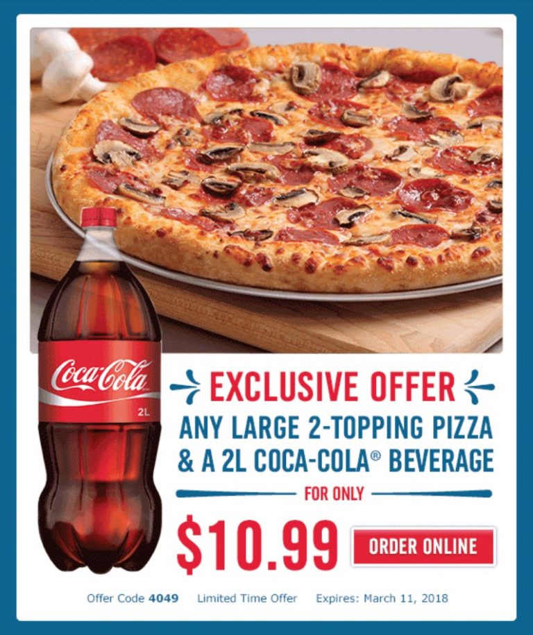 dominos pizza specials this week