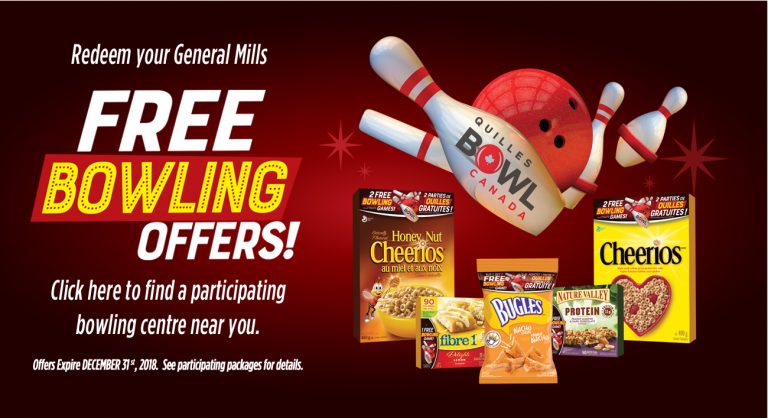 Free Bowling Coupons with General Mills Products - Canadian Freebies ...
