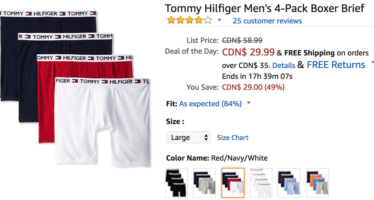 tommy hilfiger underwear canada