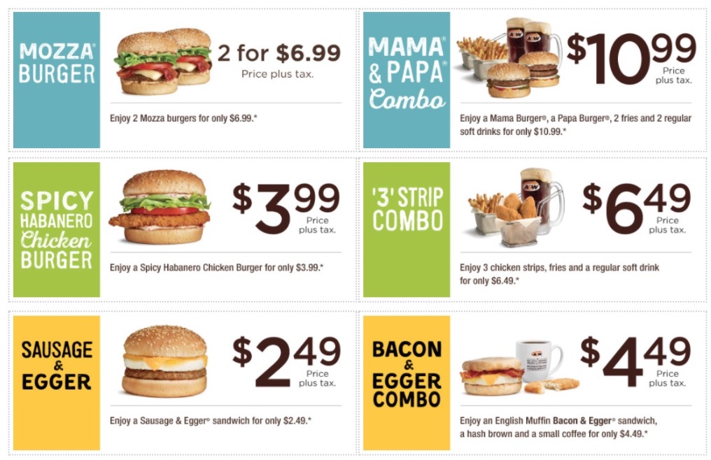 A&w coupons 2018 canada