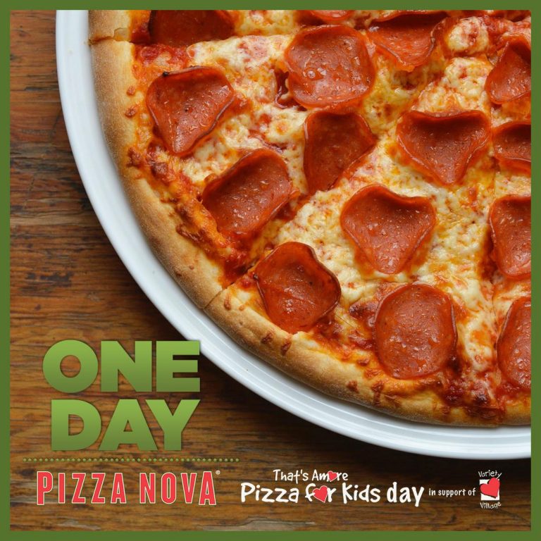 Pizza Nova Canada That's Amore Pizza for Kids Day Medium Pepperoni