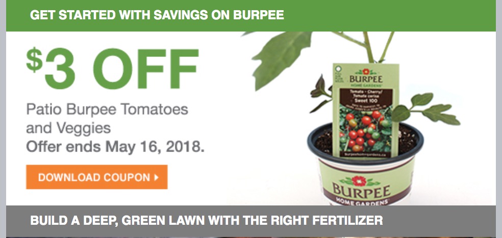 The Home Depot Garden Club Coupons Save 3 Off Patio Burpee