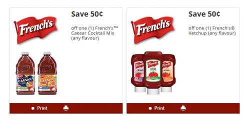 French's Canada Coupons: Save 50 Cents On French's Ketchup &amp; More ...
