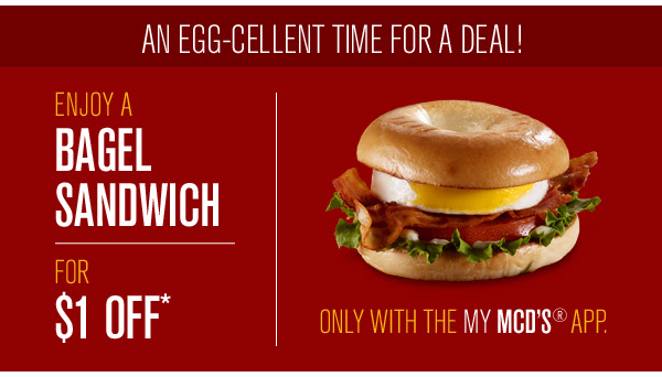 McDonald's Canada Offer: $1 Off Bagel Sandwiches - Canadian Freebies ...