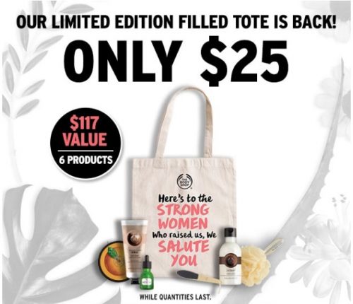 tote bag the body shop