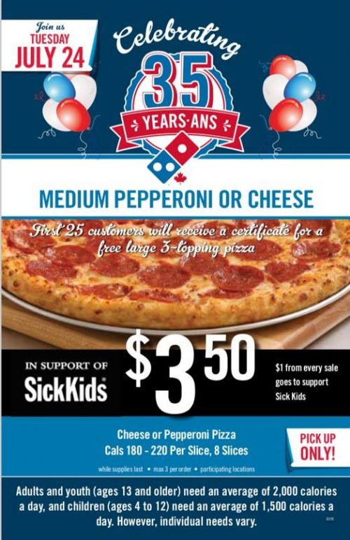 dominos hours fourth of july