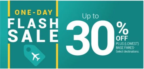 WestJet Canada Flash Sale: Today, Save 30% off Plus (Lowest) Base Fares