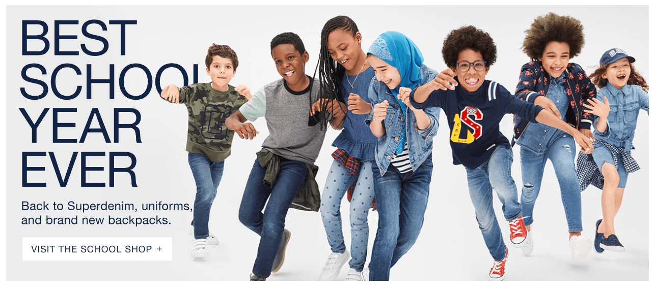 gap back to school sale