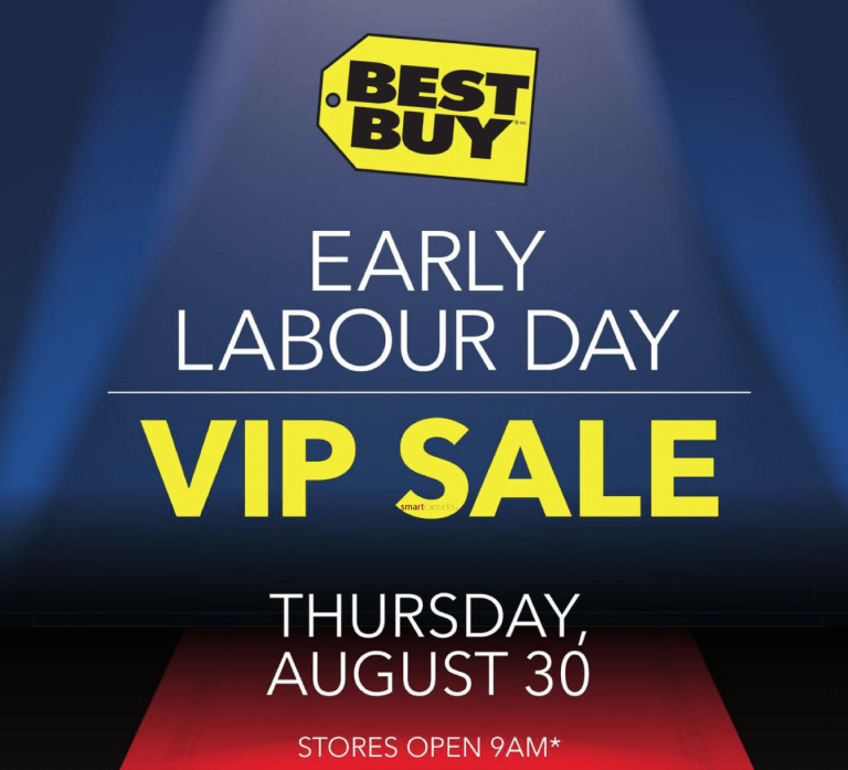Sneak Peak of Best Buy Canada Early Labour Day VIP Sale Flyer *August 30* Canadian Freebies