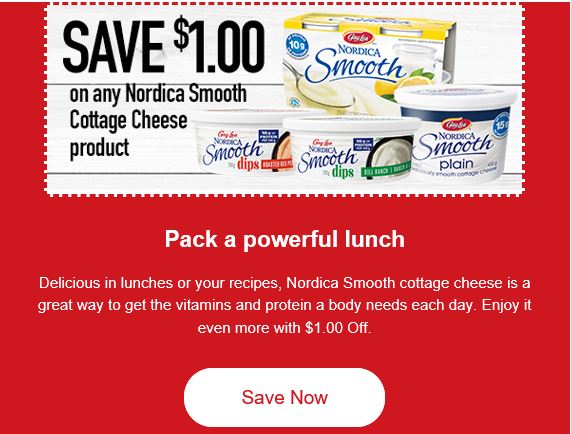 Gay Lea Canada Coupons Save 1 On Any Nordica Cottage Cheese