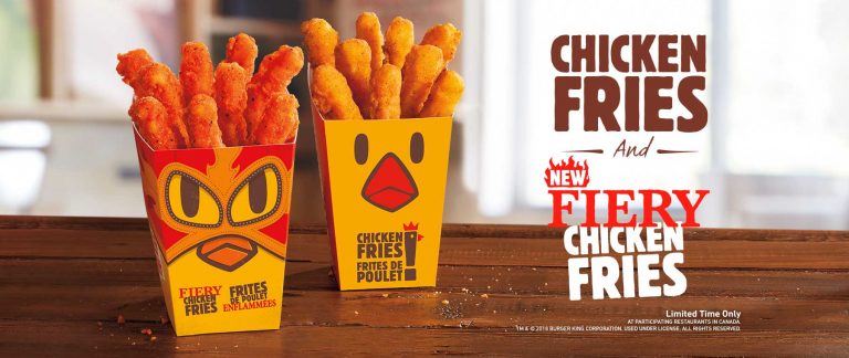 Burger King Canada NEW Fiery Chicken Fries + Smarties Shake - Canadian ...