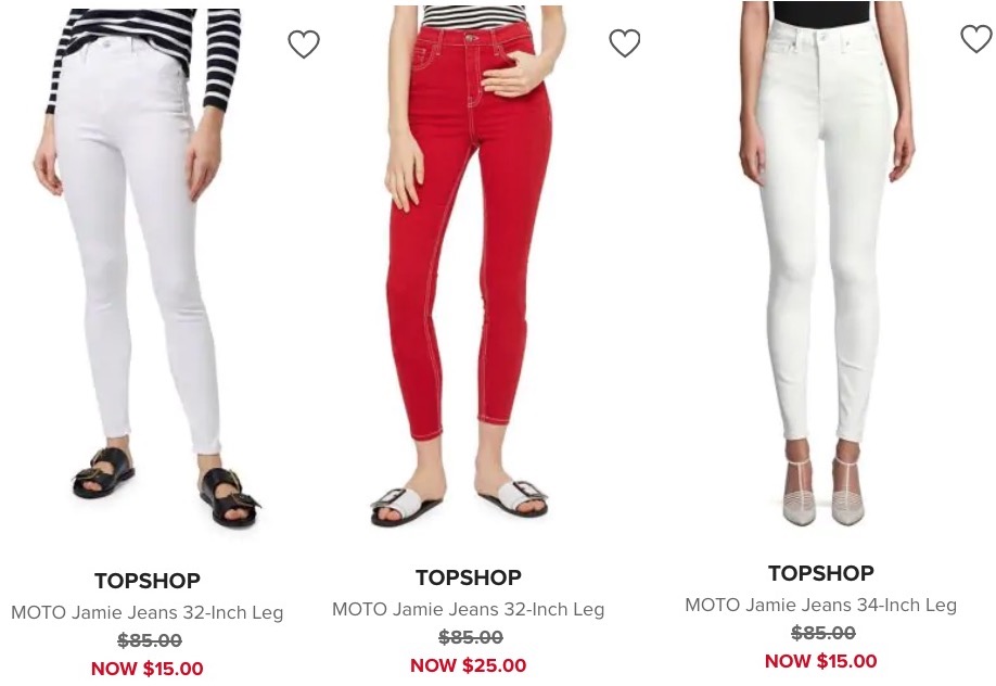 the bay topshop jeans