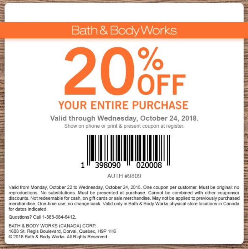 Sint tico 105 Foto Coupons For Bath And Body Works Lleno