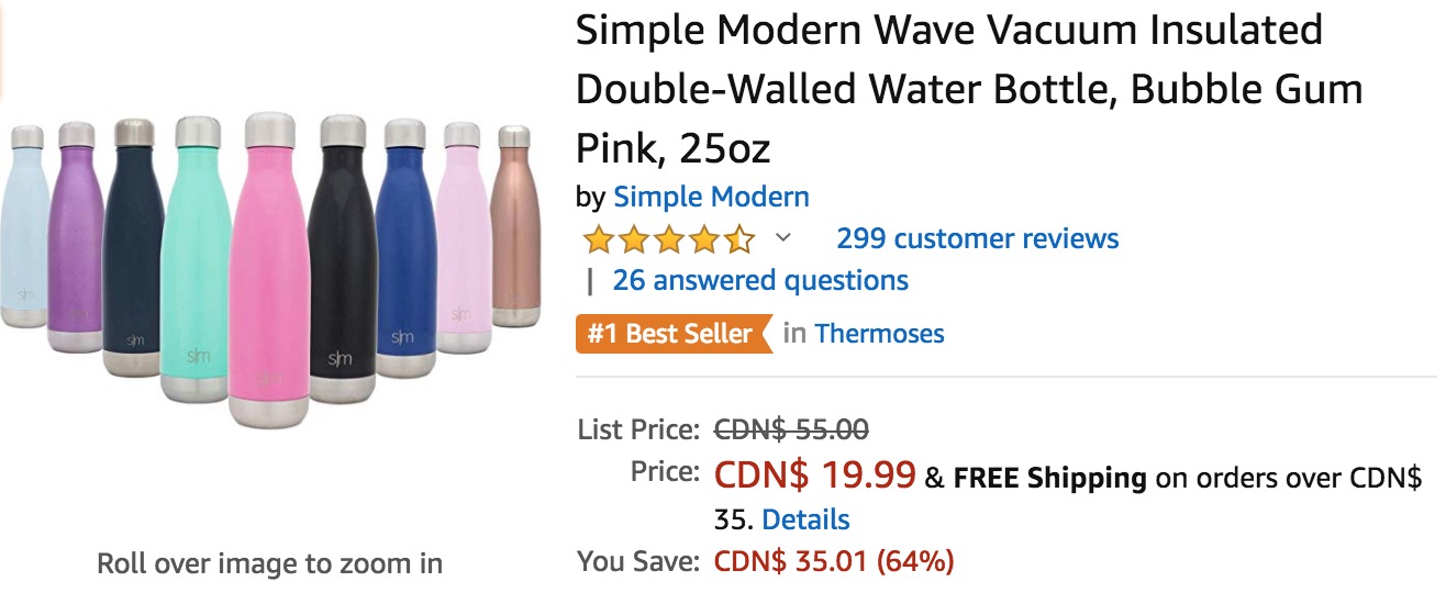 Simple Modern Wave 25oz.Water Bottle at