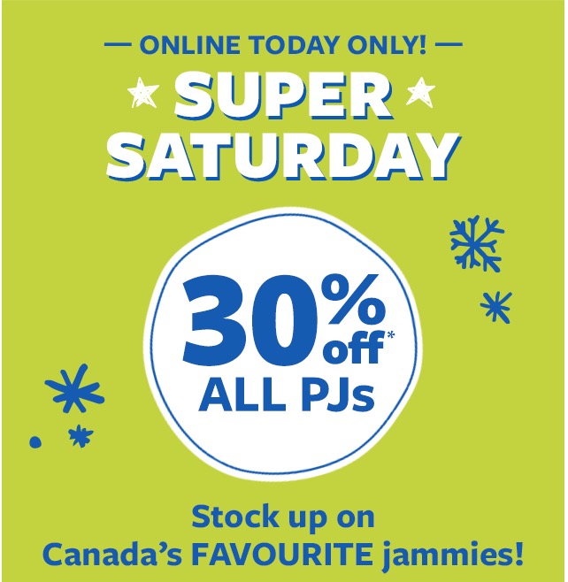 Carter's OshKosh B'gosh Canada Super Saturday Flash Sale: Save 30% Off ...