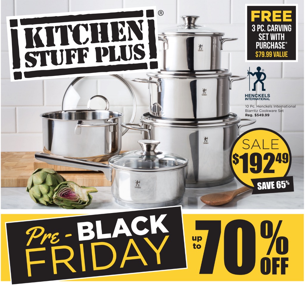  Kitchen  Stuff Plus Canada Pre Black  Friday  Sale Save 65 