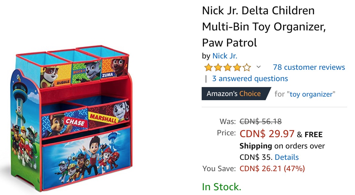 paw patrol black friday 2018