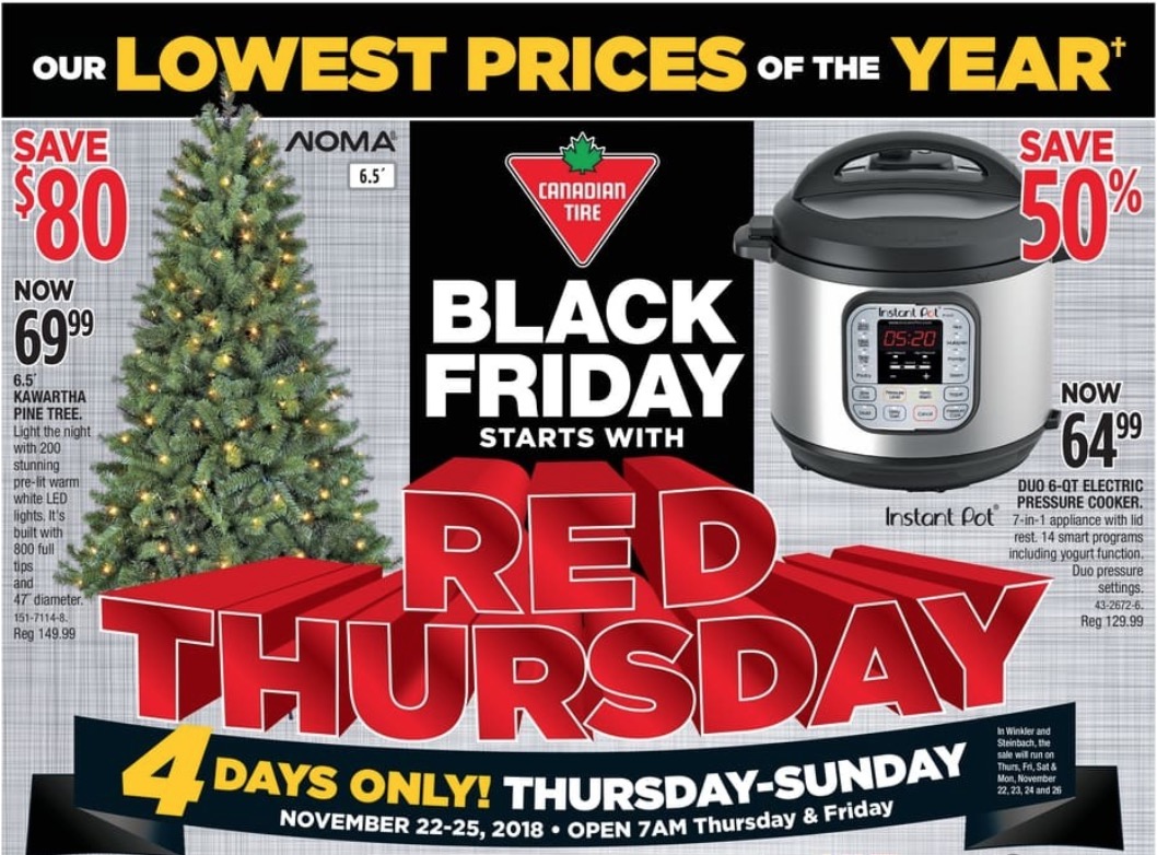 Canadian Tire Black Friday 2018 Flyer Deals Released ...