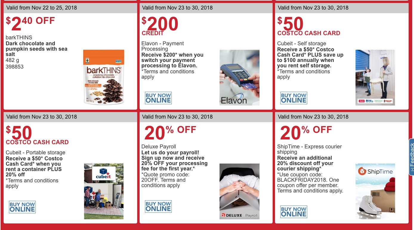 Costco Canada Black Friday 2018 *LIVE* Coupons/Flyers for Quebec, November 23 - 25 - Hot Canada ...