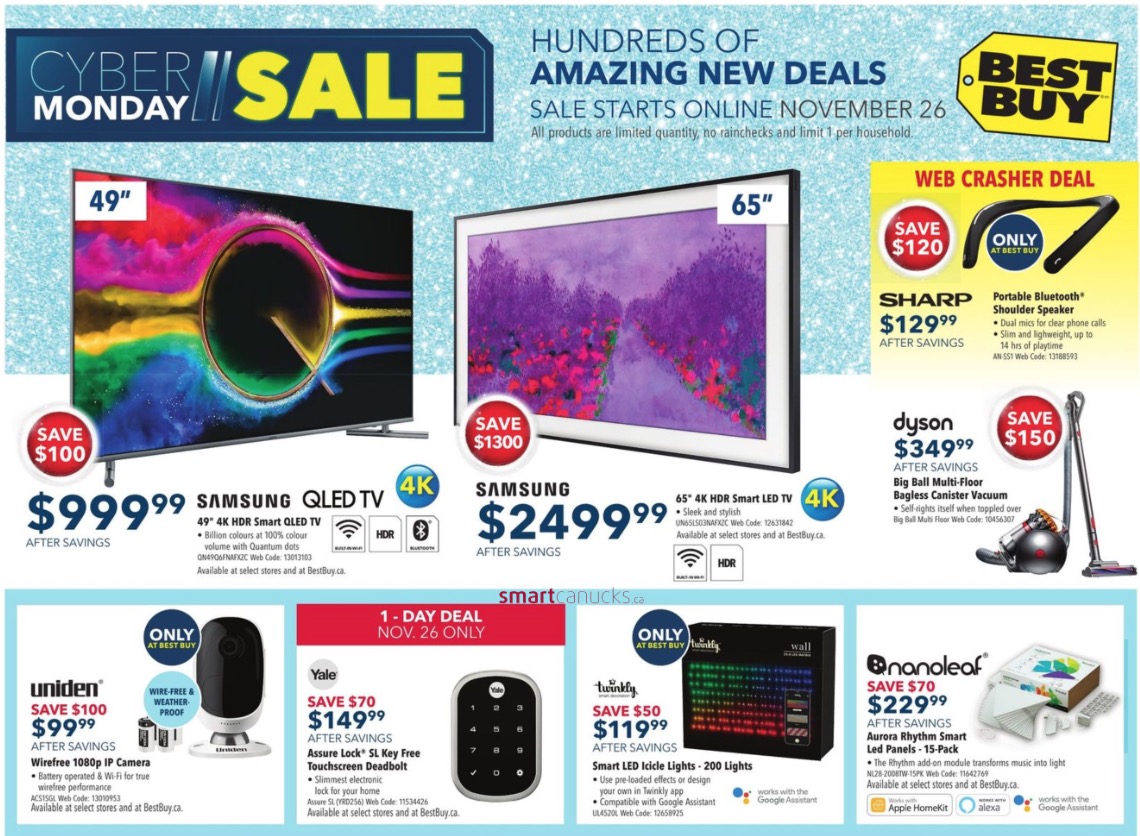 Best Buy Canada Cyber Monday 2018 Online Sale Flyer Deals *FULL FLYER