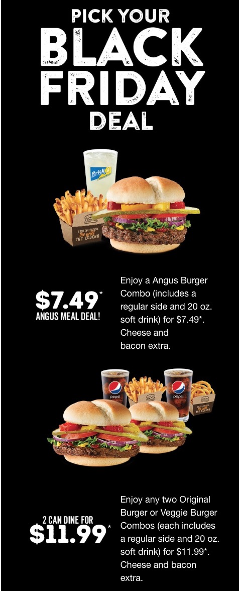 Harvey’s Canada Black Friday 2018 Deals: Angus Burger Combo for $7.49 ...